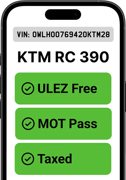 Free KTM VIN and Frame Number Check